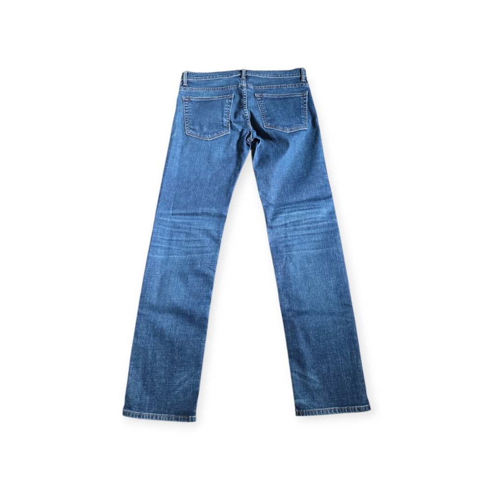 Helmut Lang Women's Denim Jeans Relaxed Tapered Cotton Indigo USA Made Size 27 - Picture 3 of 10